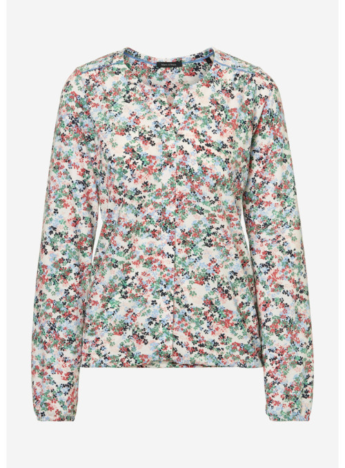 Jersey blouse with floral...