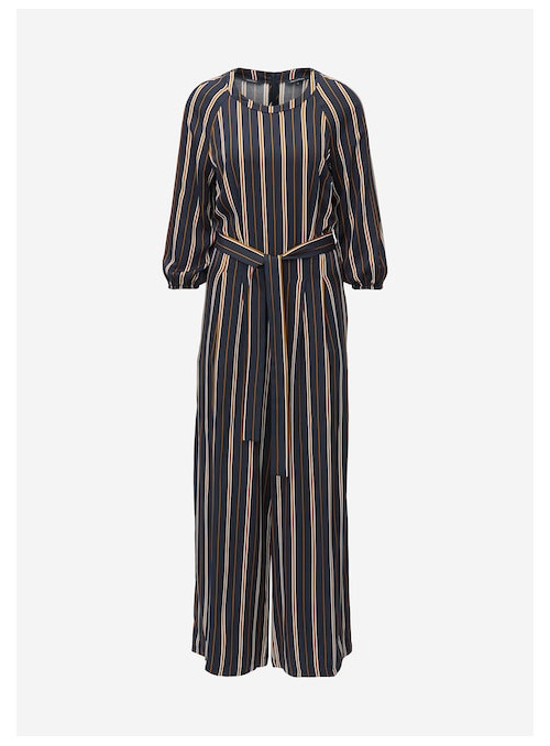 Jumpsuit with striped...