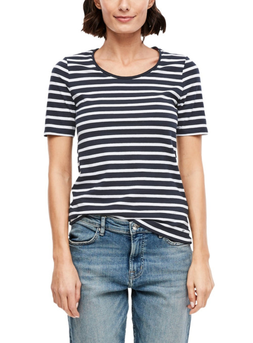 Striped jersey T-shirt