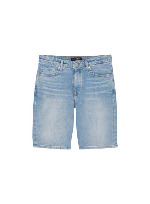 Organic cotton denim shorts