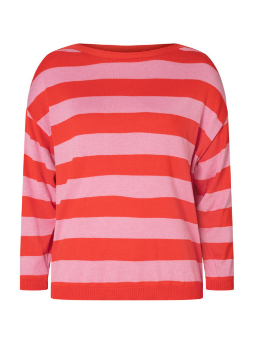 Pullover with Stripes, 3/4...