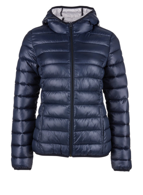 Quilted jacket with hood