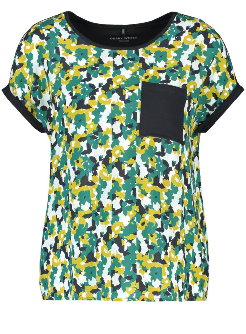 T-shirt with floral pattern...