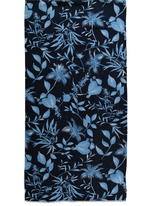 Scarf with floral pattern...