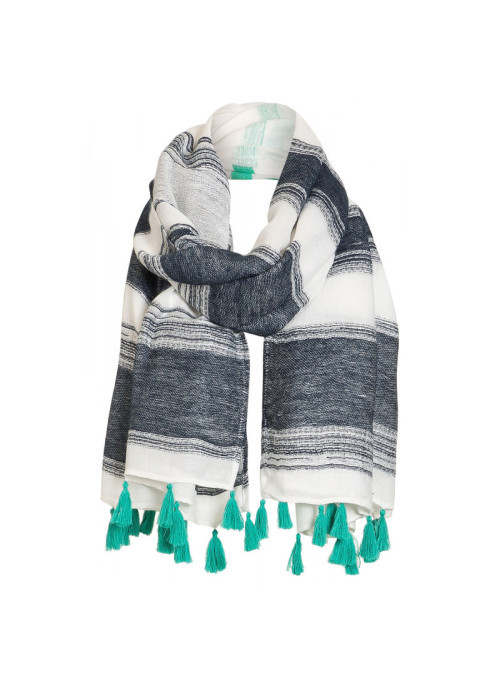 Scarf with striped pattern...