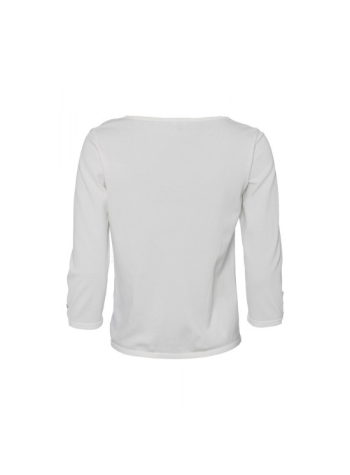 3/4 sleeve sweater with...