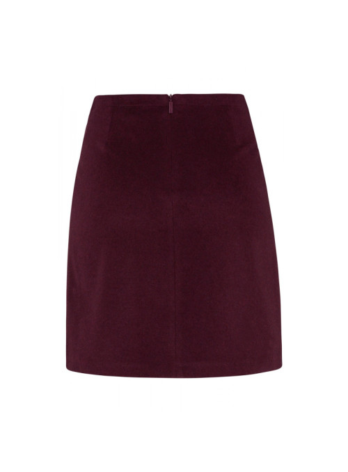 Mini wool skirt