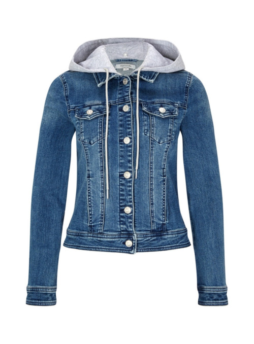 Jeansjacke mit abnehmbarer...