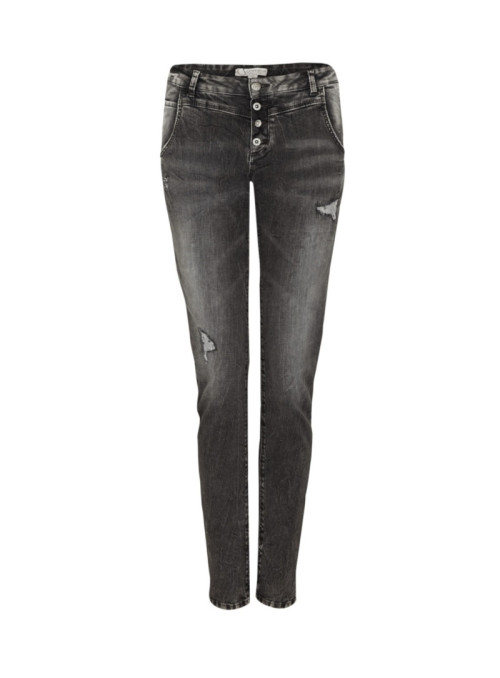 Jeans im  Used-Optik