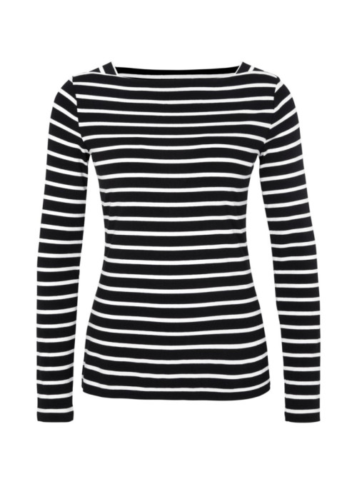 Striped long sleeve T-shirt