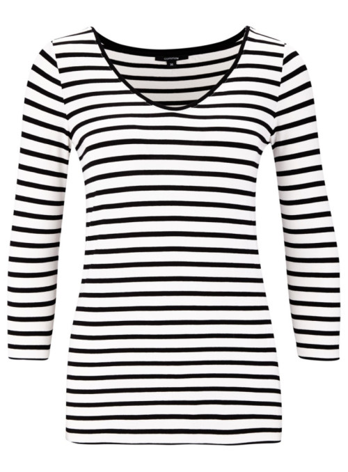 Striped long sleeve T-shirt