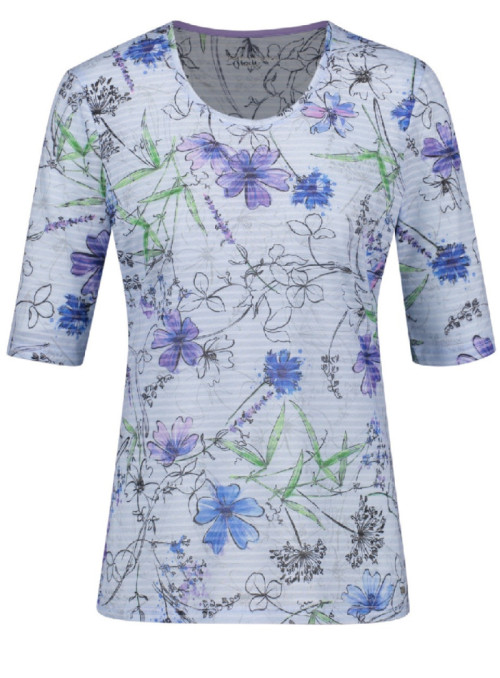 T-Shirt mit Blumenprint