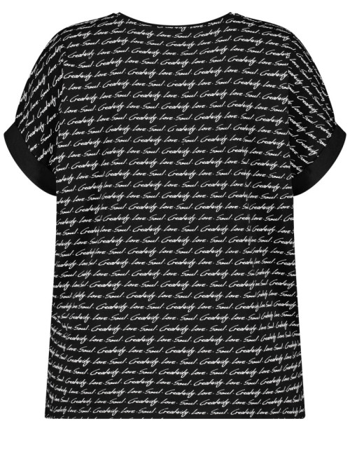 T-Shirt mit Wording-Print...