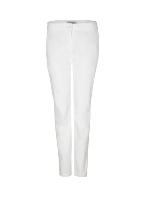 Cotton satin chino pants