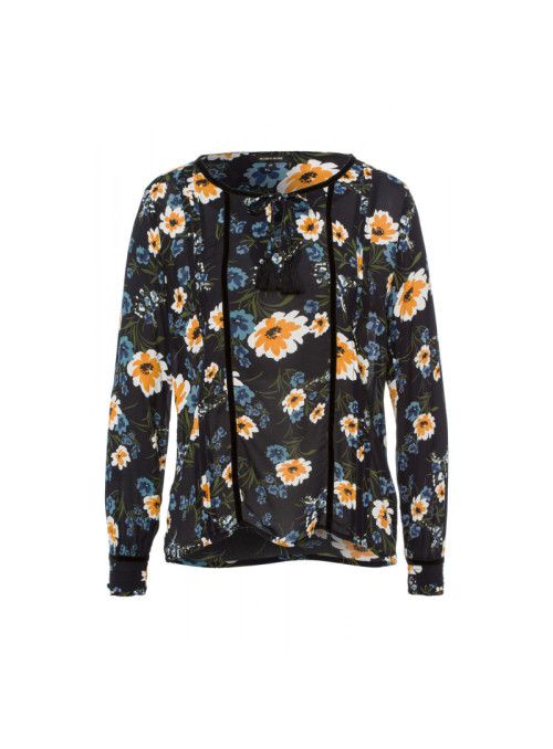 Blouse with floral pattern...