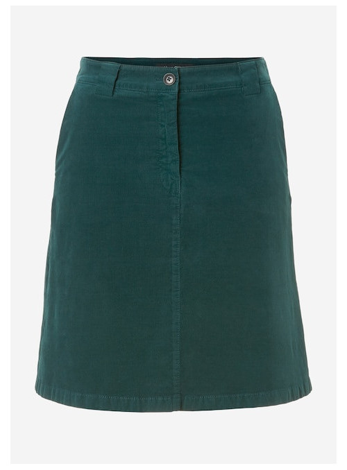 Skirt in fine corduroy