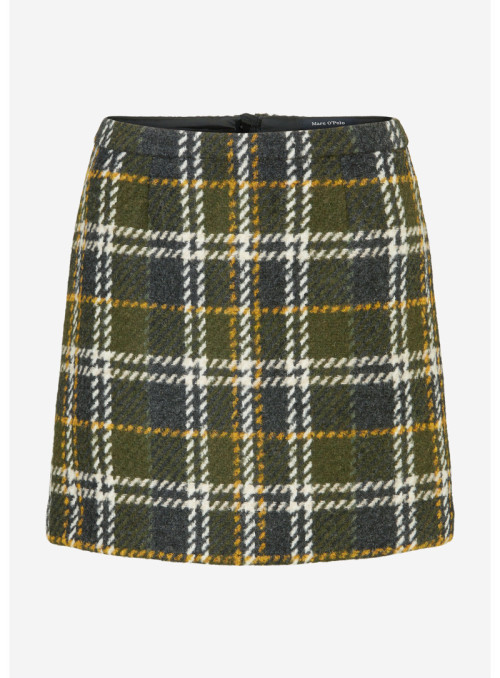 Mini skirt in check pattern