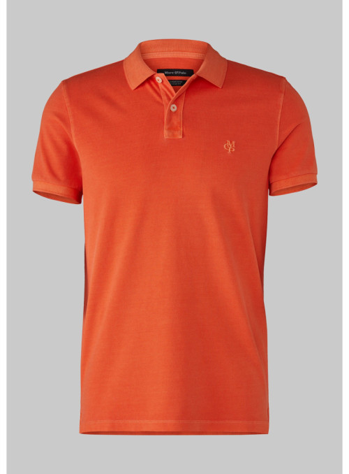 Polo, short sleeve, rib...