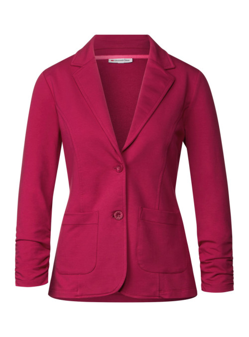 QR Basic Blazer With Gathering