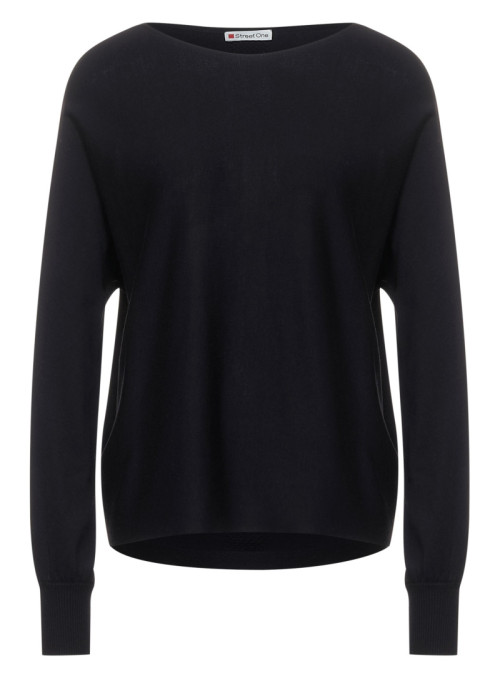 Sweater with dolman sleeves