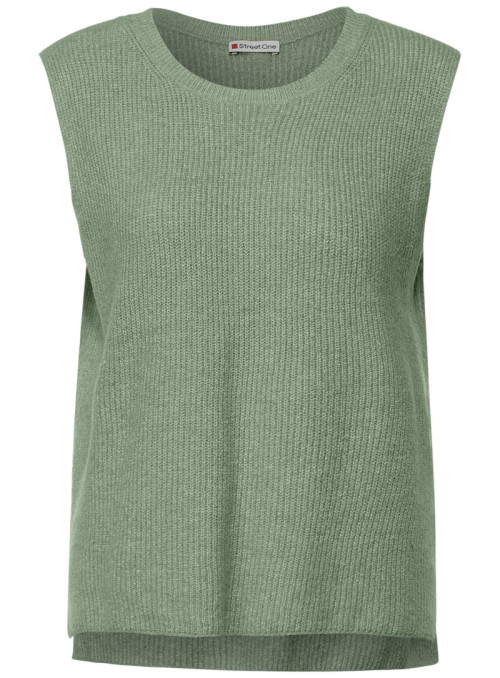 LTD QR sleeveless sweater