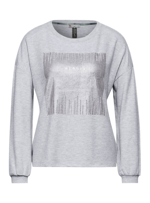  Sweatshirt mit Frontprint