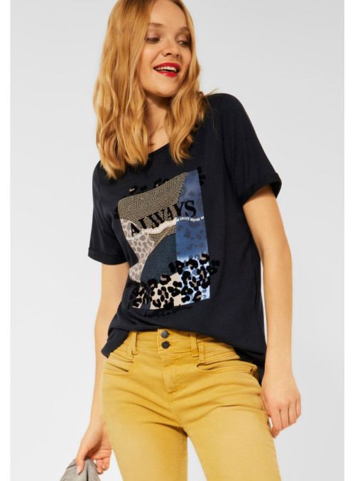 Shirt mit Front-Print