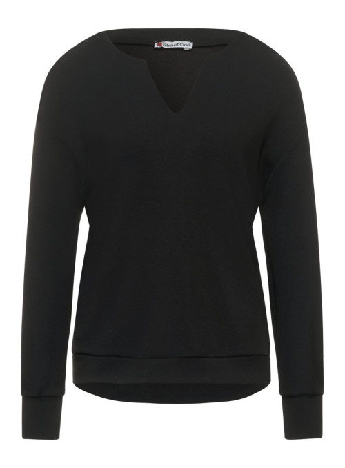 V-neck sweatshirt