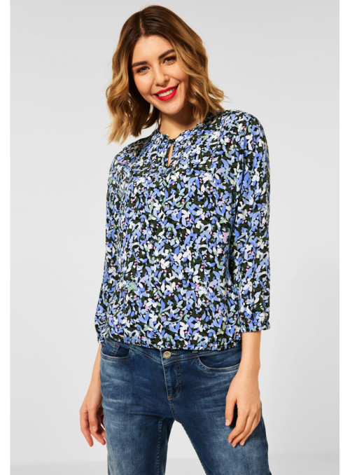 Blouse à motif floral 100%...