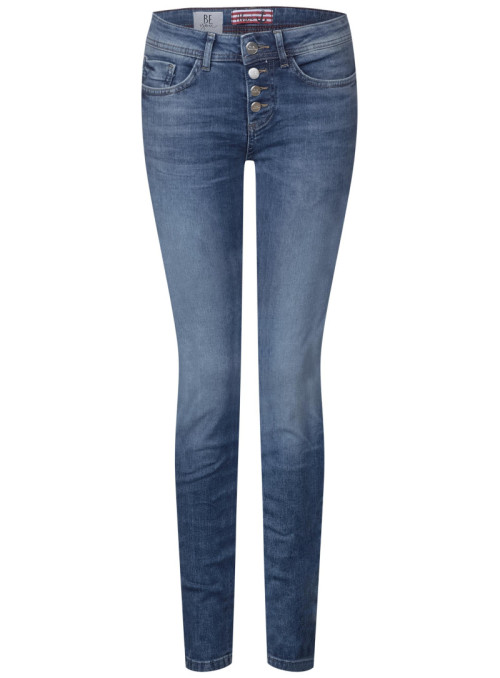 Mid-Waist Slim Fit Jeans