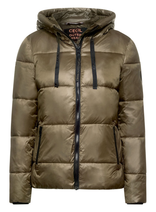 Hooded quilted jacket,...