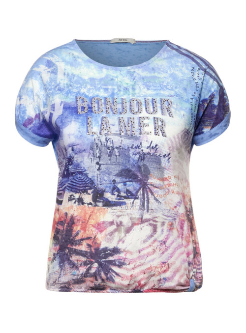 Printed t-shirt  with...