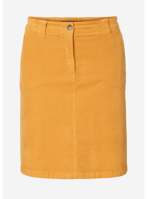 Skirt in fine corduroy