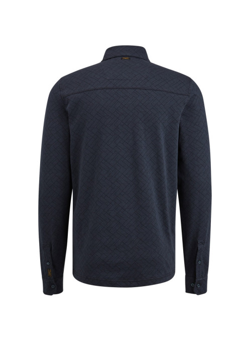 Long sleeve polo Jacquard...