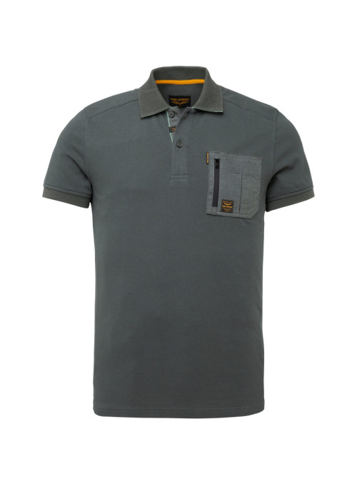 Short sleeve polo fine...