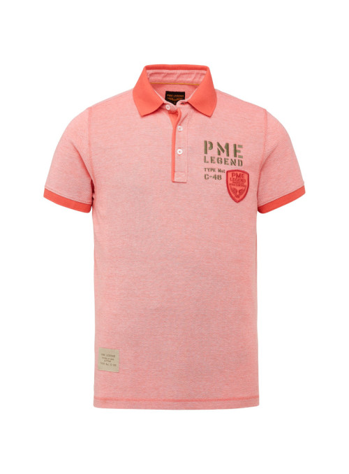 Short sleeve polo two tone...