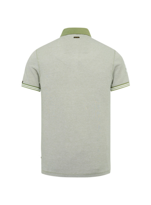 Short sleeve polo two tone...