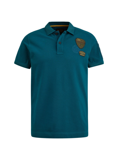 Short sleeve polo fine...