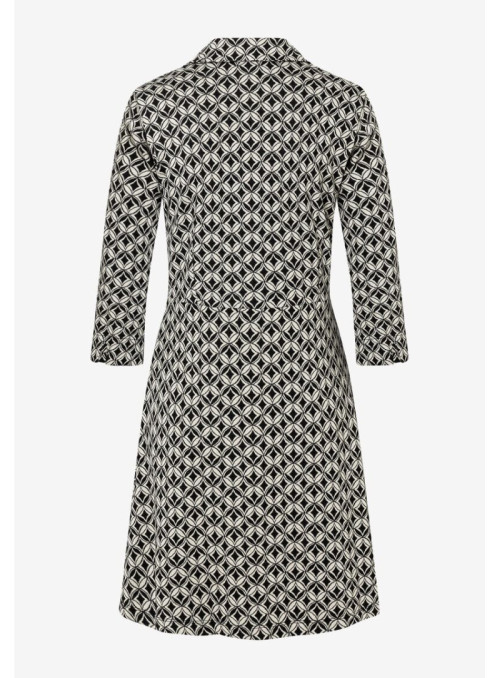 Graphic Jacquard Jersey Dress