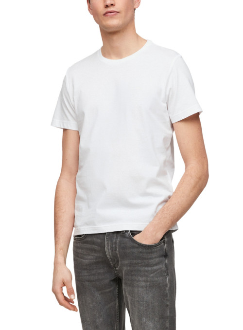 T-shirt with round neck