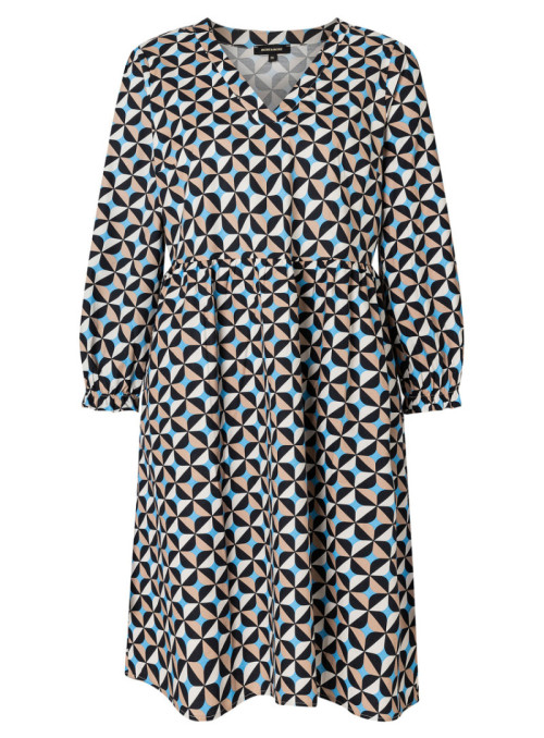 Printed Poplin Dress