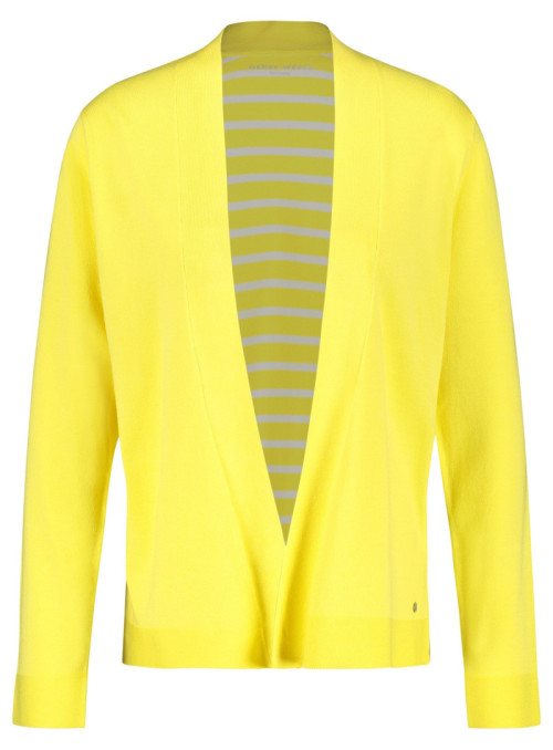 Cardigan with striped back...
