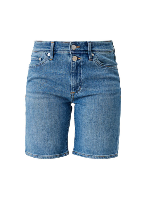 Short en jean taille moyenne