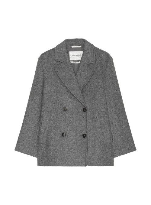 Wool blazer jacket, lapel...