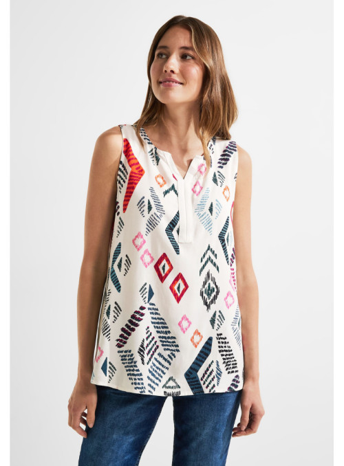 TOS Multicolor Print Top