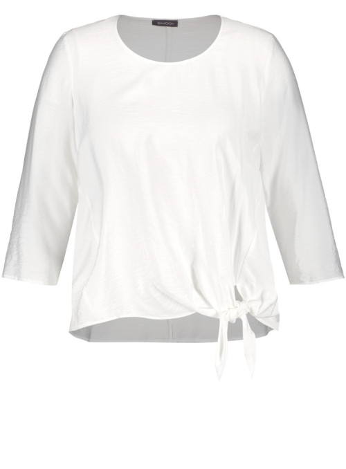 Blouse shirt with knot detail