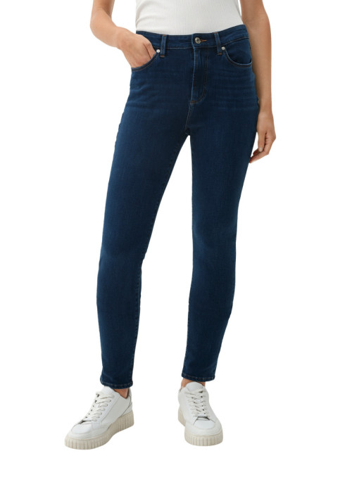 High-Waist Skinny Jeans