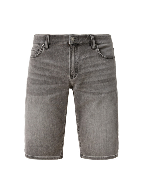 Short en jean avec délavage