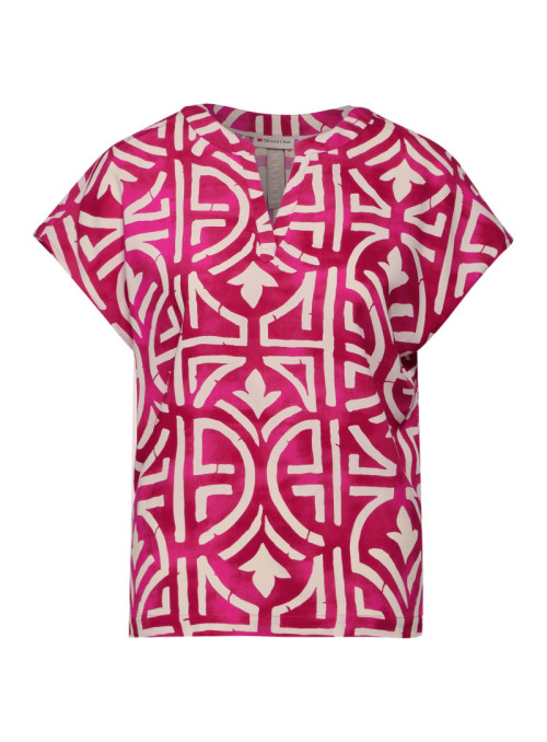 LTD QR Shirtblouse w splitneck