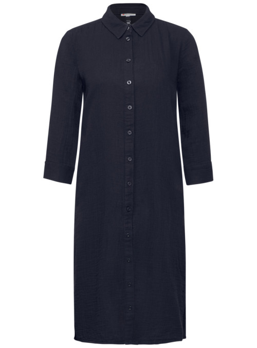 muslin_solid Shirt Dress